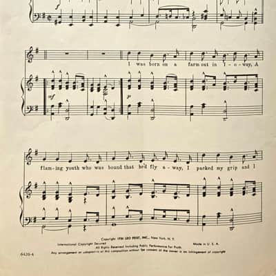 Used/Vintage Sheet Music - Goofus - Piano/Vocal image 2