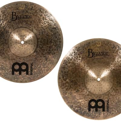 Meinl Cymbals B15DAH Byzance 15-Inch Dark Hi-Hat Cymbal Pair (VIDEO) image 2