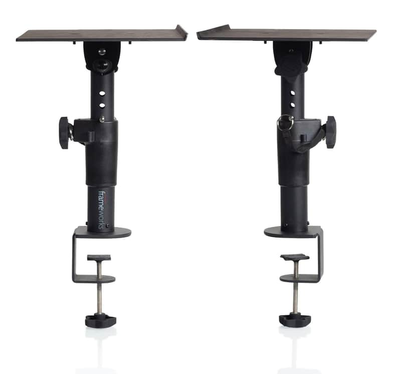 Frameworks Adjustable Height Clamp-On Studio Monitor Stand (Pair) image 1