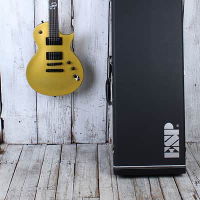 ESP LTD EC-2025 50th Anniversary Electric Guitar Metallic Gold w Hardshell Case image 2