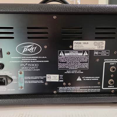 Peavey PV5300 5-Channel Powered Mixer 2010s - Black image 2
