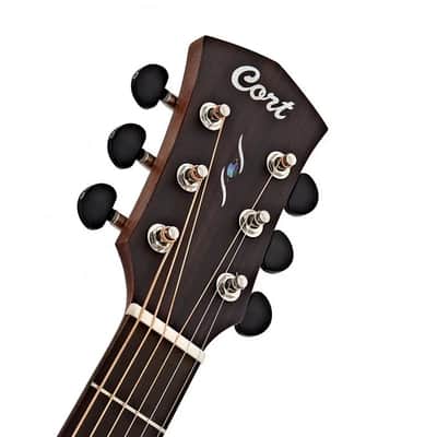 Cort Core Series CORE-OC OPLB Orchestra Cutaway Acoustic-Electric Guitar w/ Case – Solid Spruce Top, Open Pore image 14