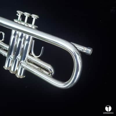 E. K Blessing ML1 Artist USA trumpet gamonbrass SILVERPLATED image 13