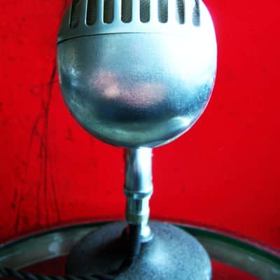Vintage 1940's Shure 55 Cardioid Dynamic Microphone mod LED light lamp # 1 556S 556 55 55SW image 11