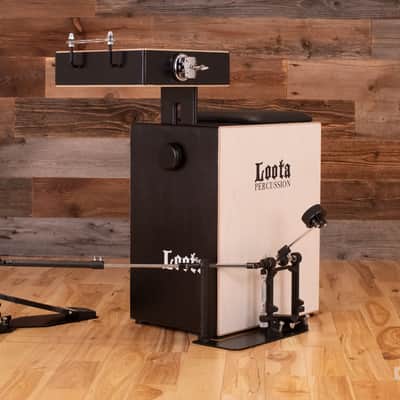 LOOTA PERFORMER DRUM KIT, COAL BLACK, WITH RIGHT FOOT PEDAL image 1