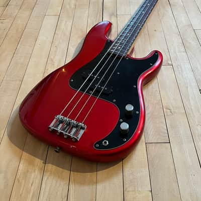 1972 Fender Precision Bass with Rosewood Fretboard Candy Apple Red image 1
