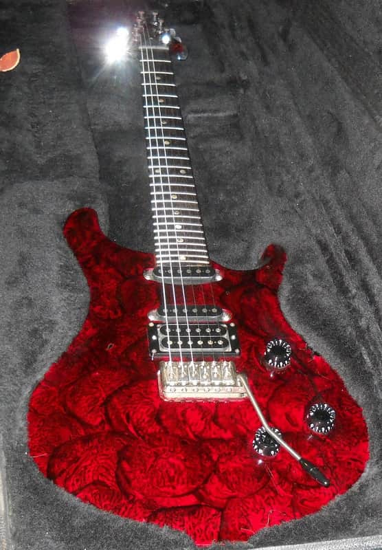 PRS Standard 24 Studio 1988 Red Multifoil *super rare* with up bend trem Route image 1