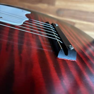 Vintage 1970 Harmony Stella H-933 Red Burst image 6