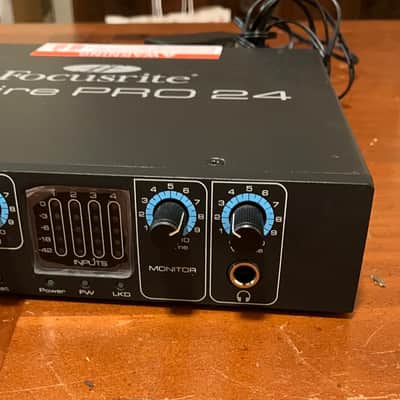 Focusrite Saffire Pro 24 Firewire Audio Interface 2000s Black image 2