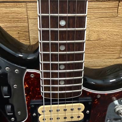 Fender Kurt Cobain Jaguar Guitar-2013-MIM- 3-Color Sunburst 8lbs 9oz w/gig bag image 11