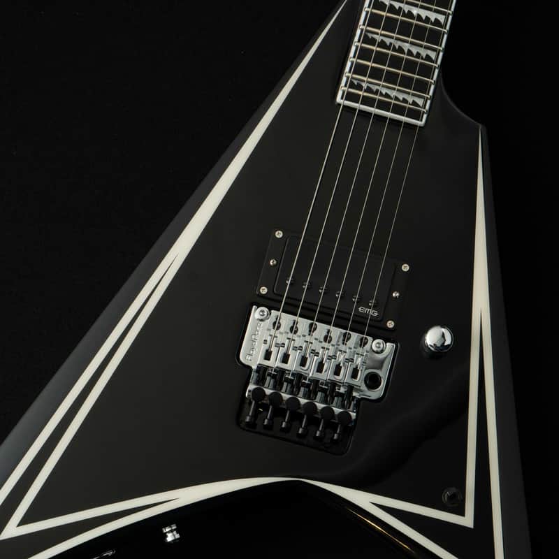 ESP EDWARDS E-ALEXI SAWTOOTH w/ESP GB-30V -Black with White Pin Stripe- #ED8982253 2025 [Made in Japan][Children of Bodom Alexi Laiho] image 1