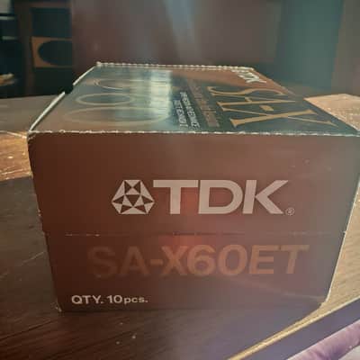 TDK SA-X 60 Type II tapes - 10 New Units (NOS) image 2