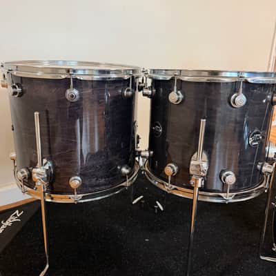 DW DW Performance Series 6 piece Shell Pack - Ebony stain lacquer image 8