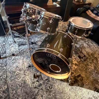 DW Performance Series 5-Piece – Pewter Sparkle + DW 9000 Series Hardware image 9