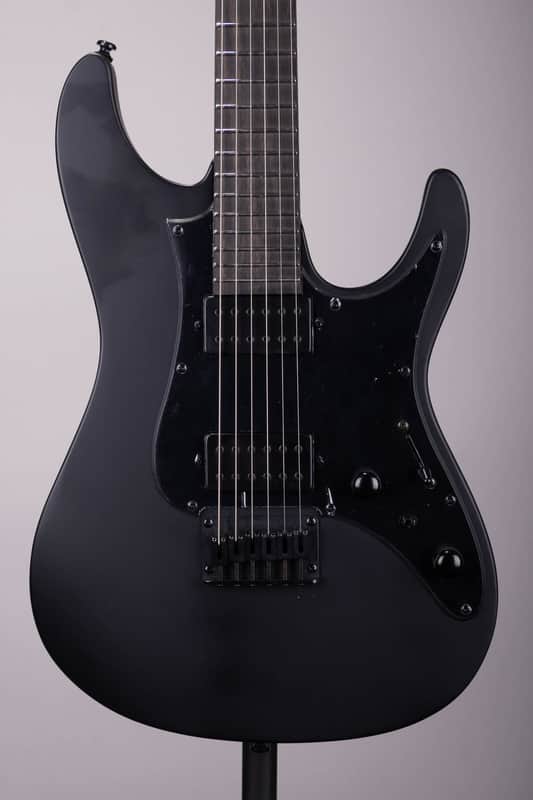 Ibanez AZ41B1 Iron Label Electric Guitar Black Flat w/ DiMarzio Pickups image 1