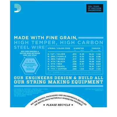 EXL110-7 Nickel Wound Regular Light 10-59 D'Addario image 3