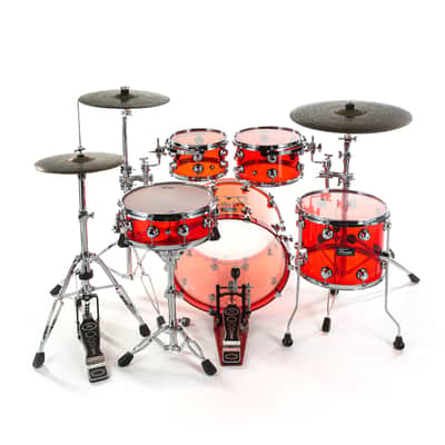Fame Crystallica Stage Set Red Acryl - Drum Shell Set image 4