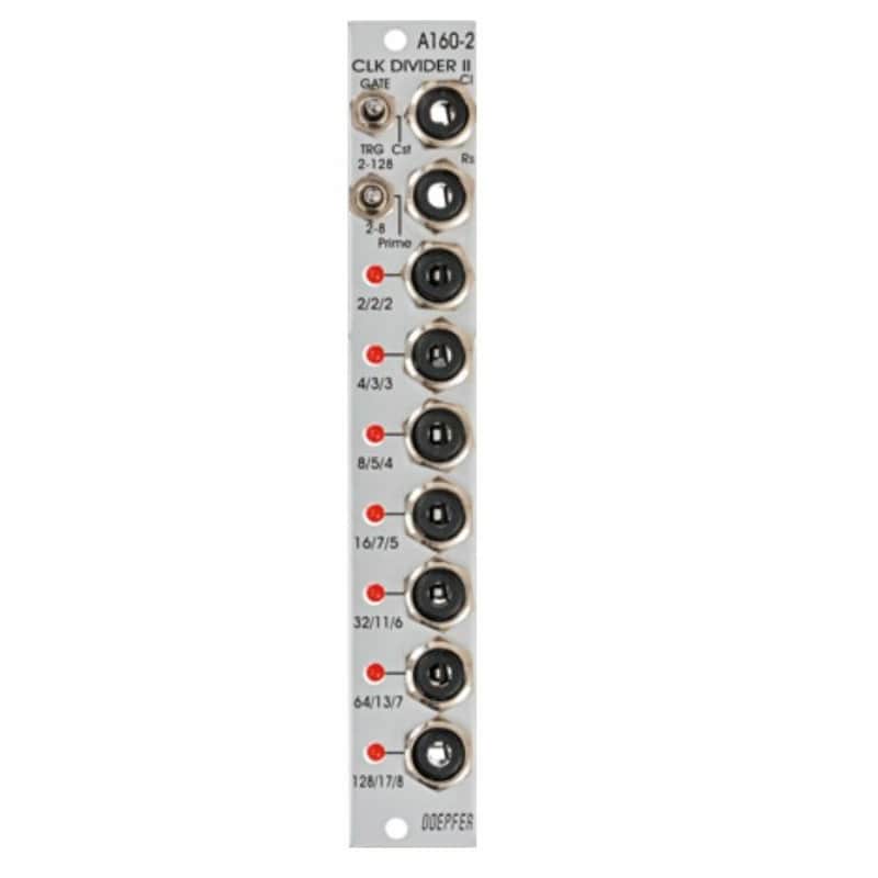 Doepfer A-160-2 Clock/Trigger Divider II Module (silver) image 1