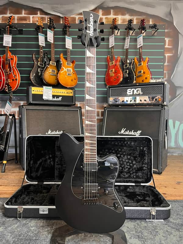 Jackson X Series Surfcaster 2025 Satin Black Electric Guitar image 1
