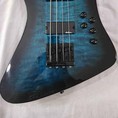 Jackson JS3Q Kelly Bird IV Bass with Rosewood Fretboard, Case & Strap 2024 image 3
