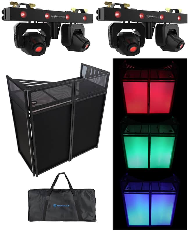 2) Chauvet DJ GIGBAR BRIDGE ILS Kits w/Moving Heads+Wash Lights+Rockbooth Facade image 1