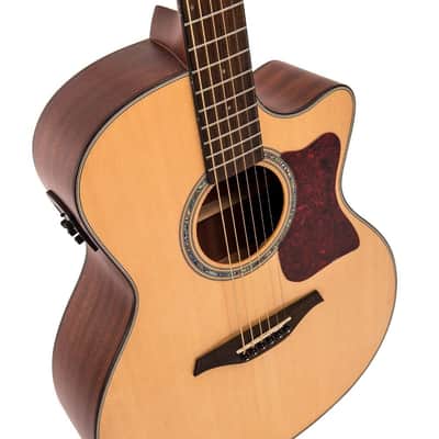 Vintage VGA990 Electro-Acoustic Sweetwater Guitar ~ Natural image 4