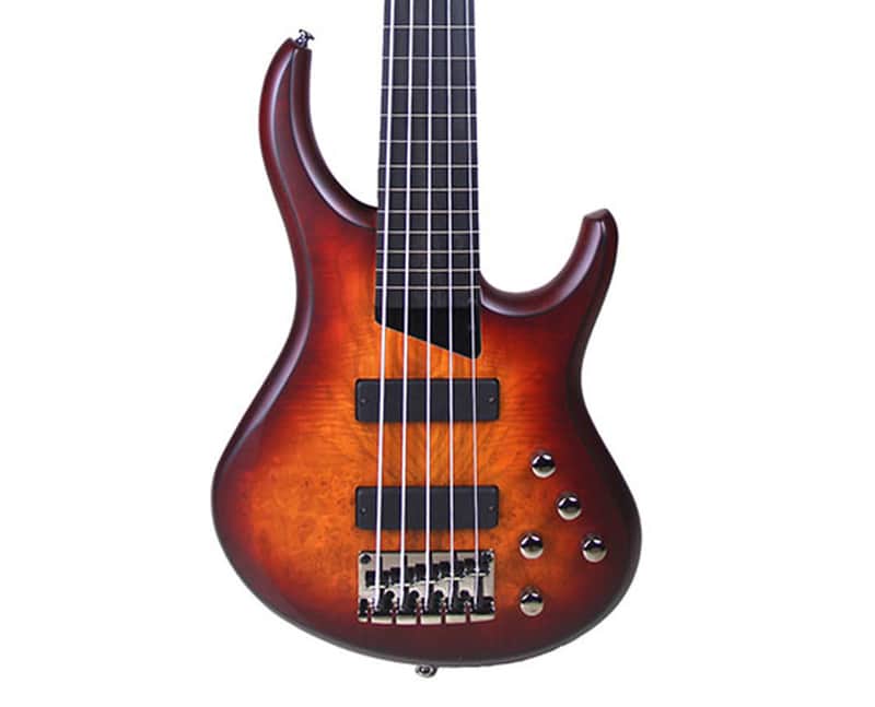 MTD Kingston ZX5 Fretless - Deep Cherry Burst w/ Ebony FB - Open Box image 1