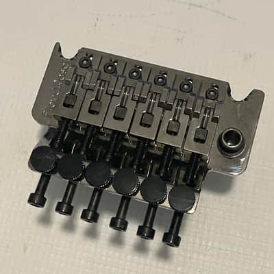 2000's Schaller Original Made in Germany Cosmo/Black Chrome Floyd Rose Electric Guitar Tremolo Bridge & Arm Set image 11