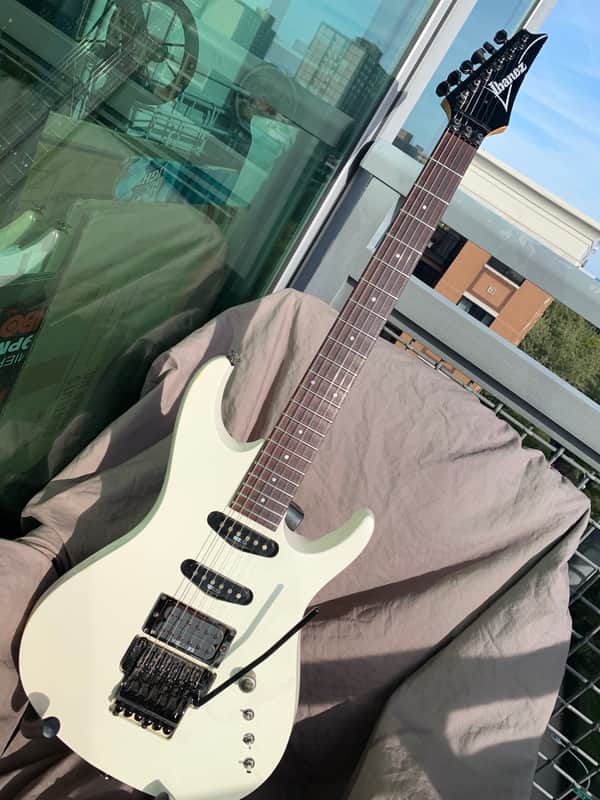 Ibanez 540P Power Vintage 1988 Guitar White Joe Satriani | Reverb