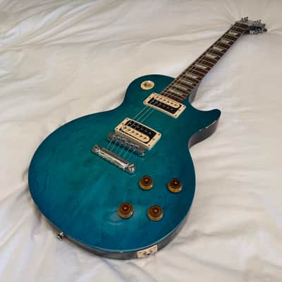 2016 Gibson Les Paul Studio Deluxe - Caribbean Night Blue - Free Pro Setup image 13