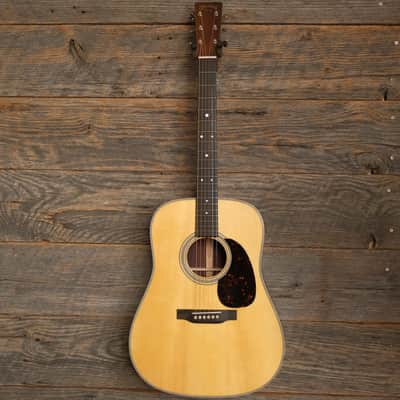 Used Martin 2024 Custom Shop D-28 Dreadnought Acoustic Guitar - Natural w/OHSC image 2