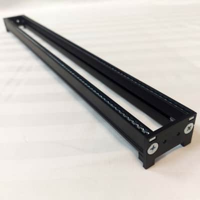 Intellijel 1U 84HP Eurorack Rails Kit with Brackets & Threaded Inserts (Black / Silver) image 9
