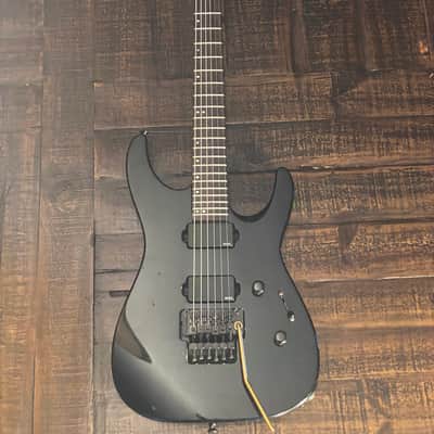 Jackson Professional Dinky Reverse MIJ Schaller Floyd Rose and EMG Pickups 90’s Black Japanese Vintage Super Strat Guitar ESP MII and Jackson Soloist Killer. image 10