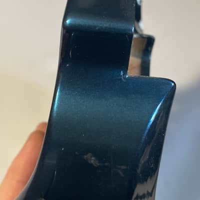2000's Japan Jackson DKMGT Dinky Arched Top Metallic Blue Guitar Body Hard Tail image 21