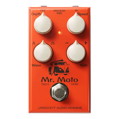 J. Rockett Audio Designs Mr Moto Tremolo/Reverb Pedal - Open Box image 1
