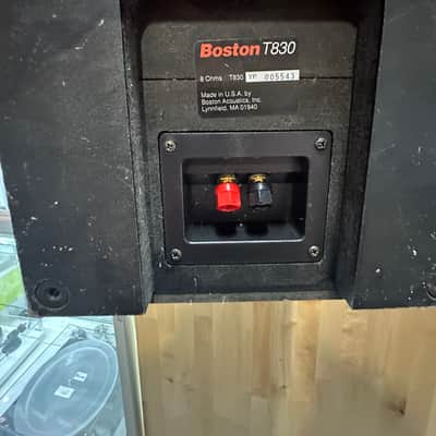 Boston Acoustics T830 3-Way Acoustic Suspension Tower Speakers image 10