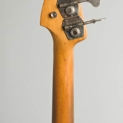 Fender Precision Bass Solid Body Electric Bass Guitar (1961), ser. #61838, original brown tolex hard shell case. image 6