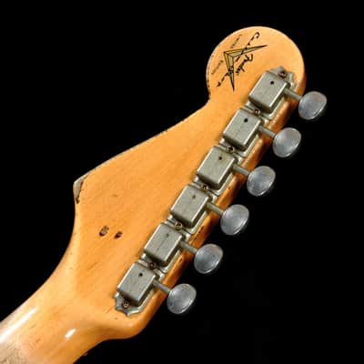 FENDER CUSTOM SHOP LTD 1963 Stratocaster Heavy Relic 3-Color Sunburst [CZ557408] (08/05) image 10
