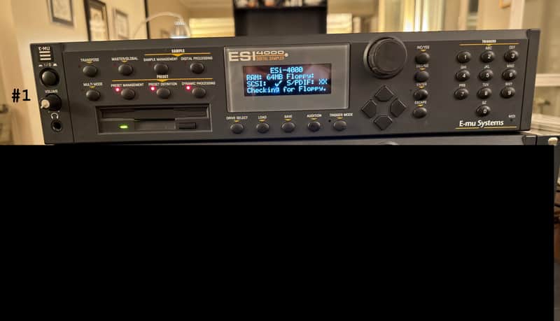 E-MU ESI-4000 Sampler with new OLED and 64MB RAM - Listing #1 of 3 image 1