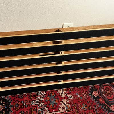 Large Pedalboard 36" x 18" x 4.75" = Light Pine with Handles / 6 pounds image 1