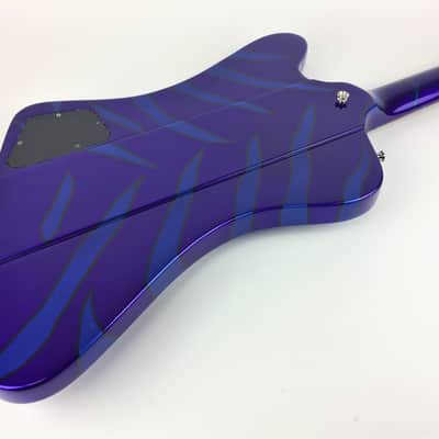 Gibson Thunderbird IV 1977 Metallic Purple/ Metallic Blue Tiger Stripe image 4