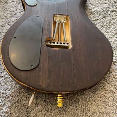 Oldmusic Golden C’mores Electric Guitar Electric Guitar Boutique Unique exclusive Metal machine Custom shop Wenge neck image 11