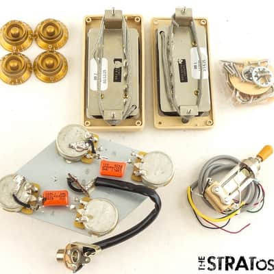 USED Gibson Les Paul Standard 50s Double Trouble Burstbucker PICKUPS POTS KNOBS. image 2
