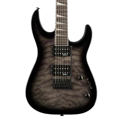 Used Jackson JS Series Dinky JS20 DKQ 2PT Electric Guitar - Trans Black image 1