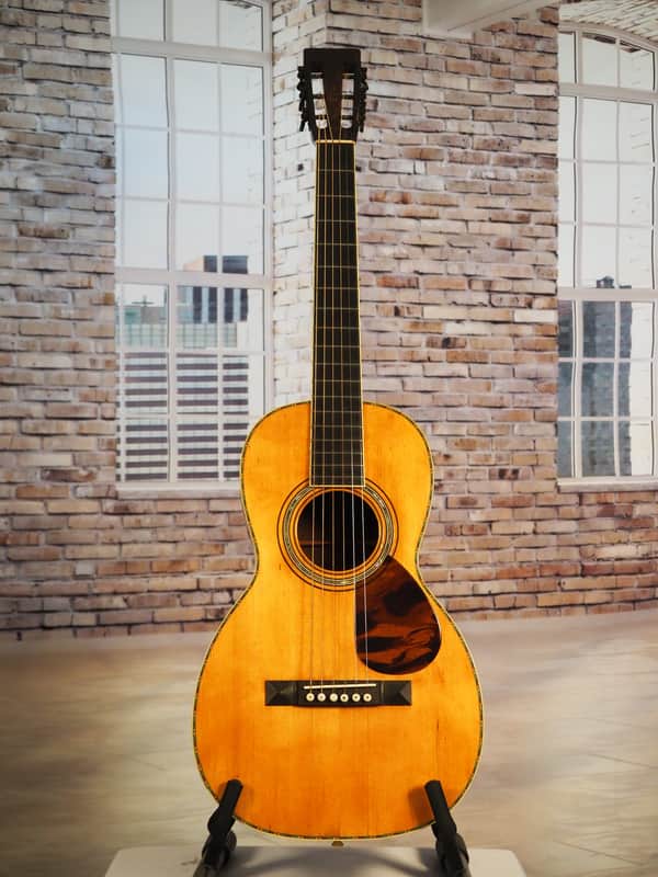 Martin Martin acoustic guitar made in New York City circa 1867-1880. Natural. Style 30. Size 0. image 1