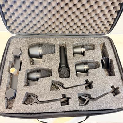 Shure PGADRUMKIT5 5-Piece Drum Microphone Kit w/ Case – No XLR Cables 2015-Present image 4