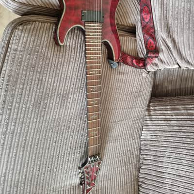 Schecter Hellraiser C-7 FR 2008 - Present - Black Cherry image 2