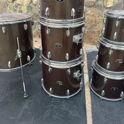 Slingerland 9pc Double Bass Drum Set Kit image 11