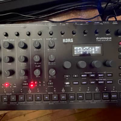 Korg Drumlogue Hybrid Drum Machine 2022 - Present - Black