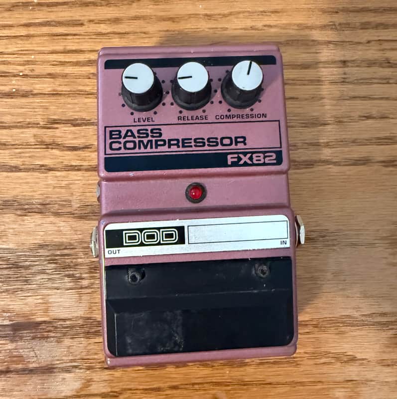 DOD FX-82 Bass Compressor 1987 - 1996 - Pink image 1